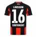 Eintracht Frankfurt Hugo Larsson #16 Domácí Dres 2025-26 Krátkým Rukávem